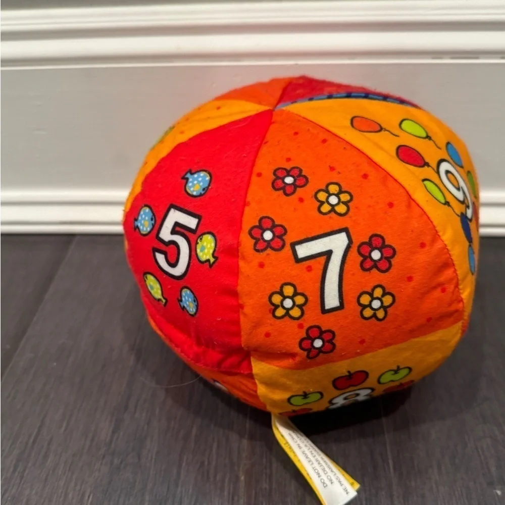 Melissa & Doug K’s Kids 123 ABC Multicolor Learning Ball- Says ABCs of Numbers